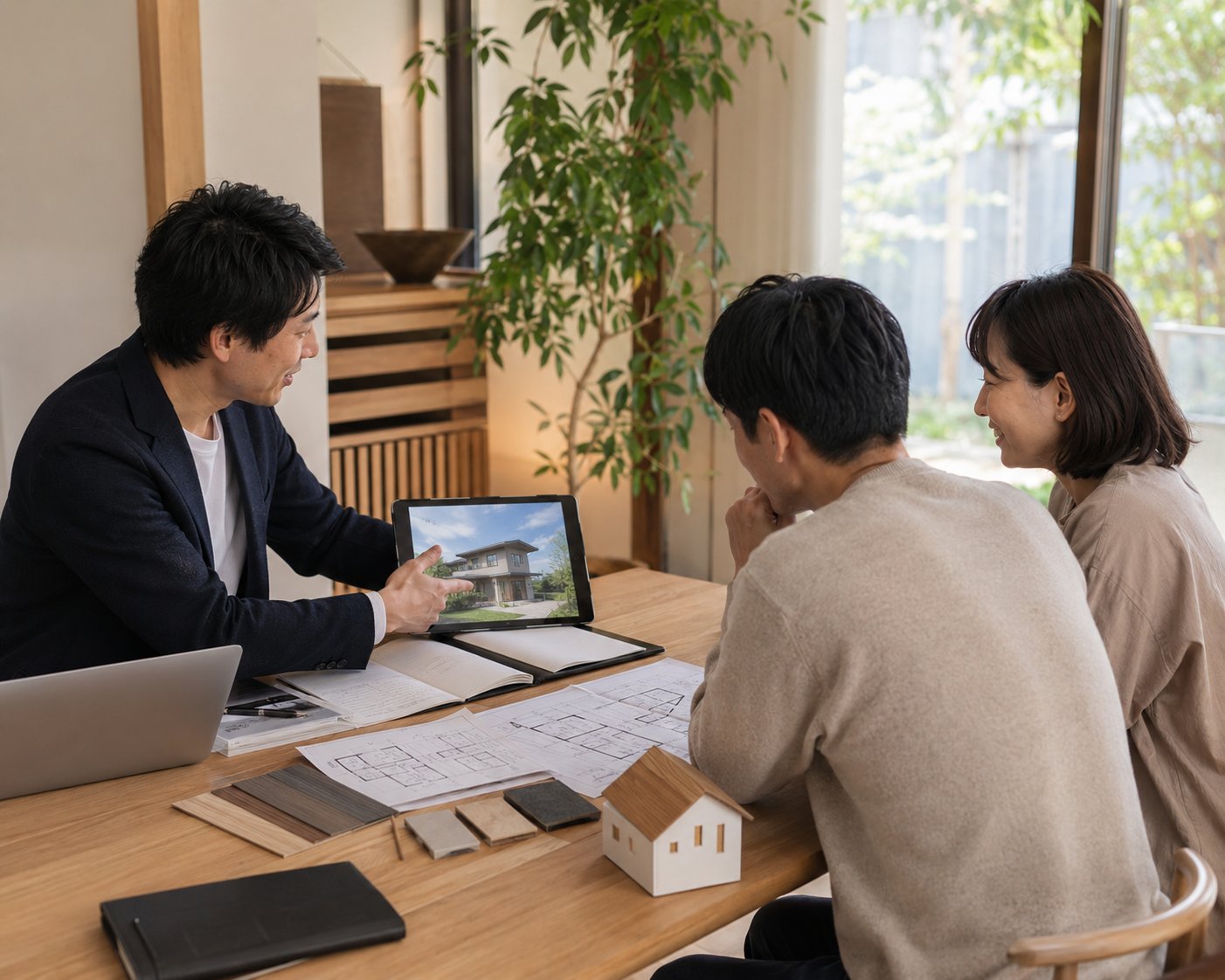 家族との家づくり相談